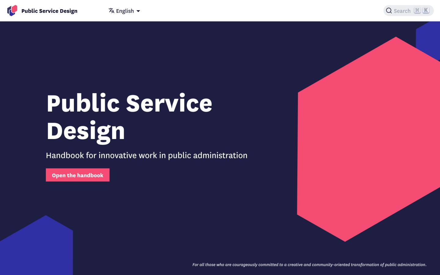 Screenshot of the project Public Design