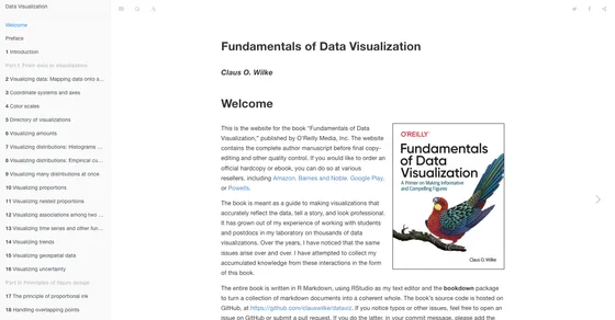 Cover image of "Fundamentals of Data Visualisation"