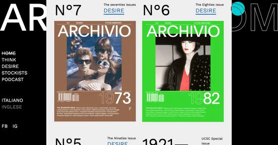 Cover image of "Archivio Magazine "