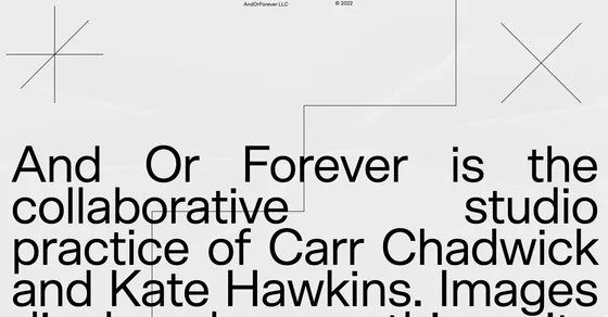 Cover image of "And Or Forever"
