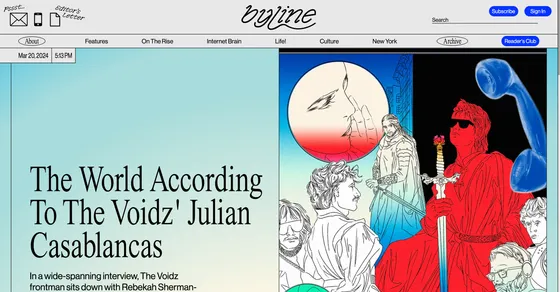 Cover image of "byline"