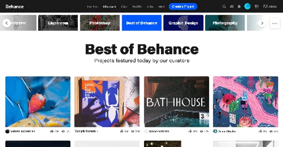 Cover image of "Behance"