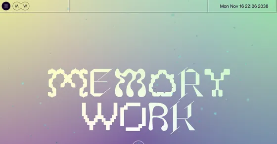 Cover image of "Memory Work"