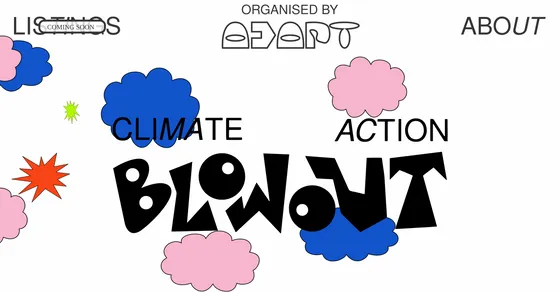 Cover image of "Climate Action Blowout"