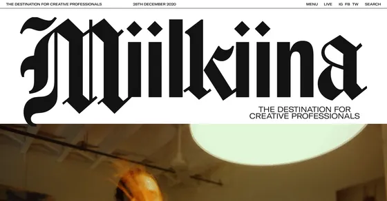 Cover image of "Homepage - Miilkiina"